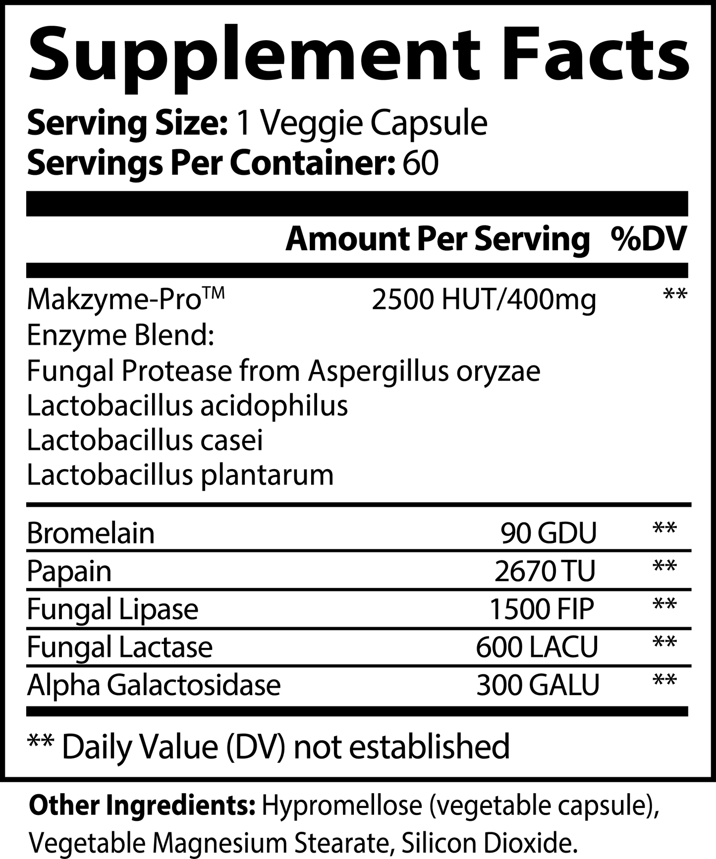 Digestive Enzyme Vital Blend