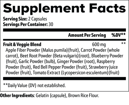 Natural Fusion (Fruit & Vegetable Capsules)